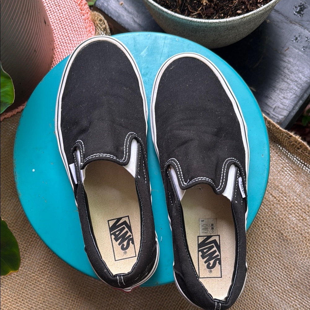 Vans Black Slip-On Sneakers Classic Style